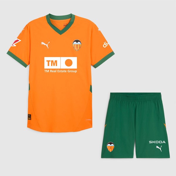 Camiseta Valencia Replica Tercera Ropa Niño 2024/25